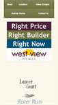 Mobile Screenshot of choosewestviewhomes.com