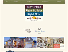 Tablet Screenshot of choosewestviewhomes.com